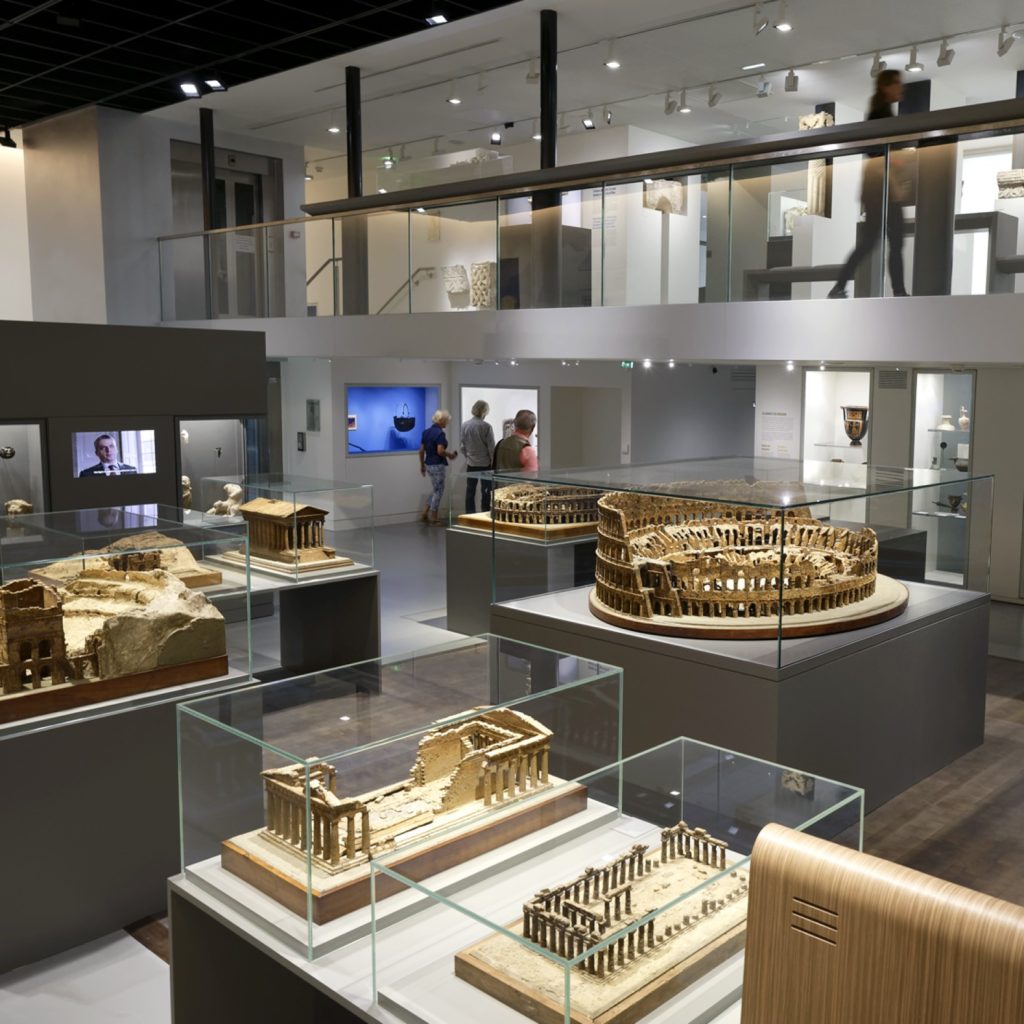 view of the models of the room of the legacy of antiquity