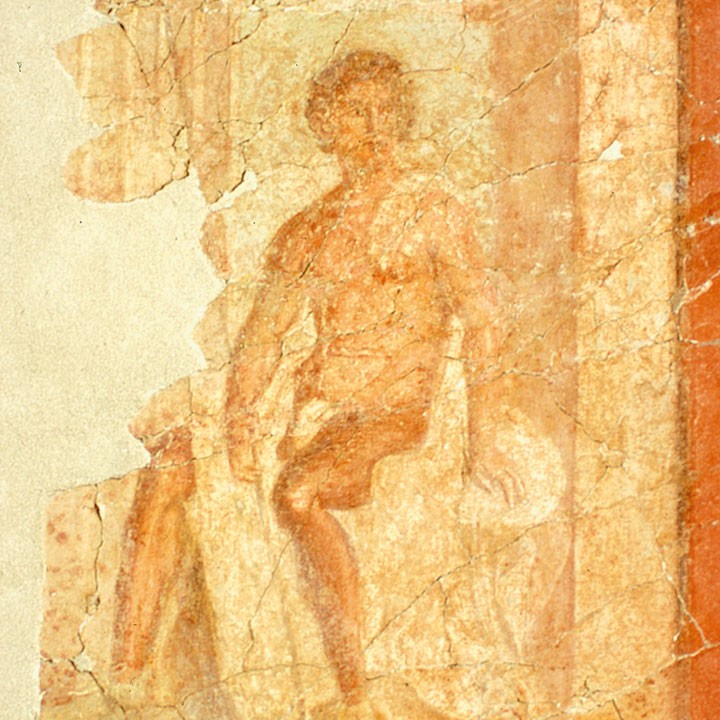 peinture murale d'un homme