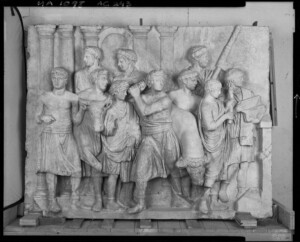 Scène de sacrifice romain