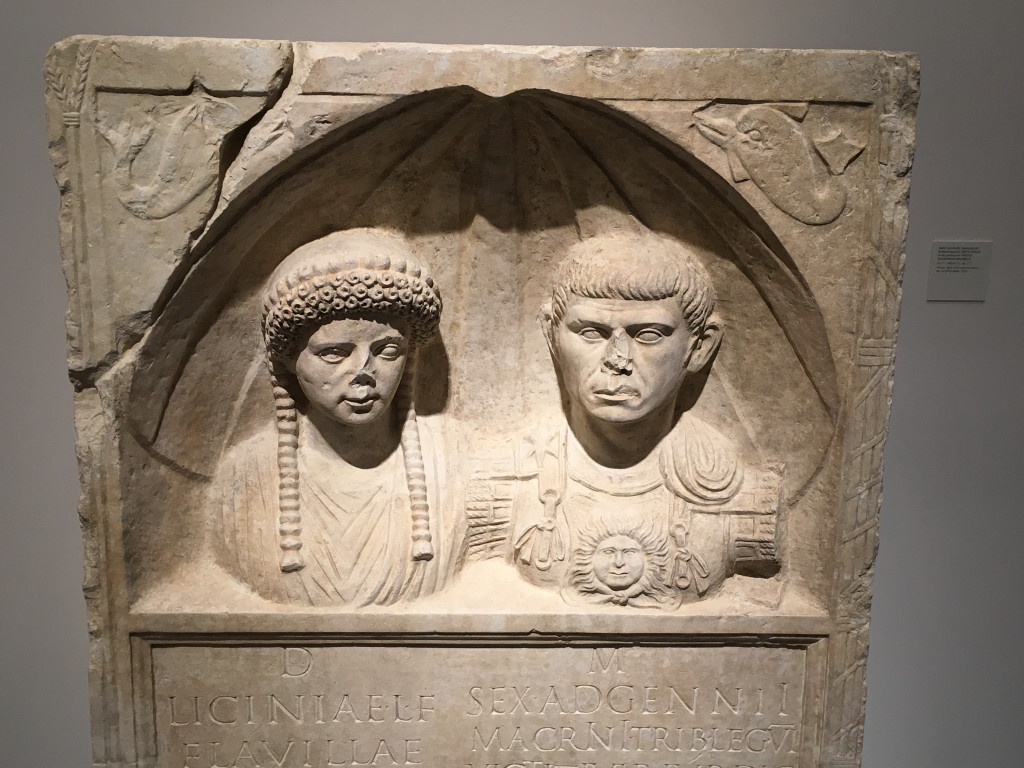 Roman portrait stele