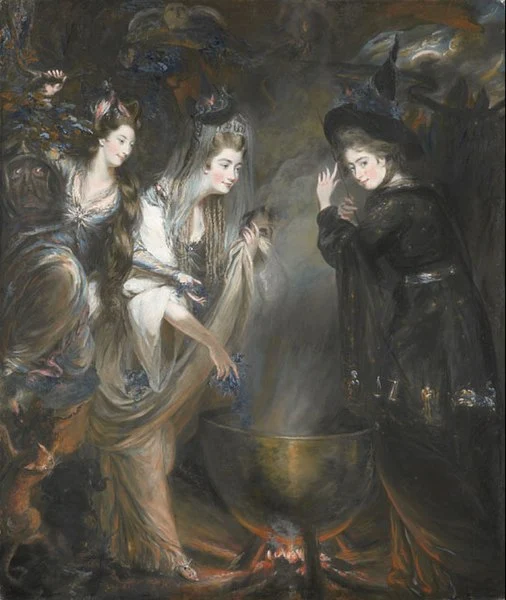 Tableau des 3 sorcières de Macbeth