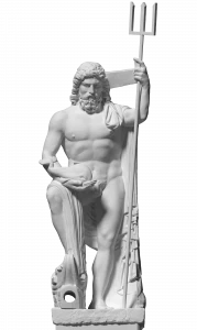 Statue de Neptune reconstituée
