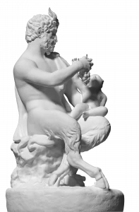 Statue de Pan et Dionysos