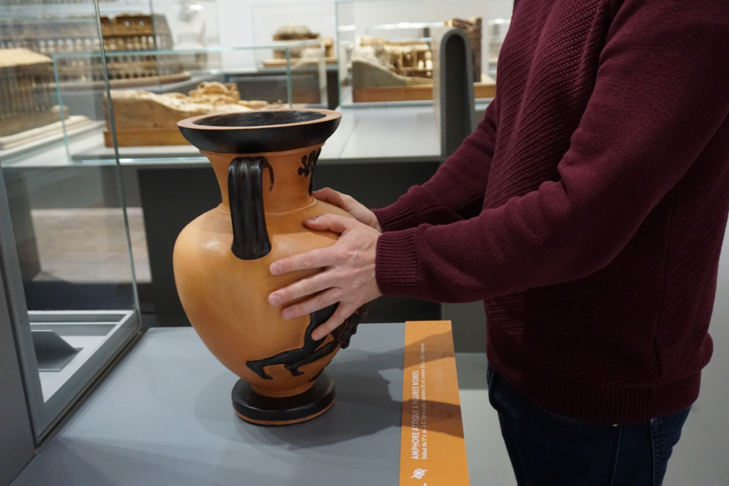 Parcours sensoriel des collections du musée