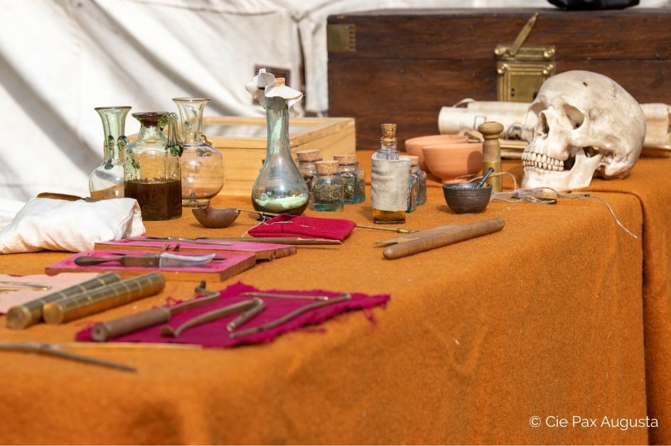 Démonstration pharmacie romaine