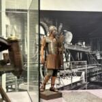 Montage soldat romain exposition temporaire "Gaulois, mais Romains !"