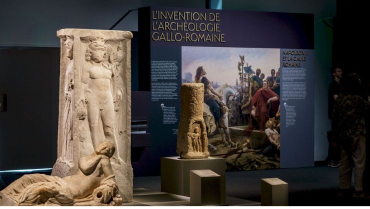 Section archéologie exposition temporaire © Hervé Leclair