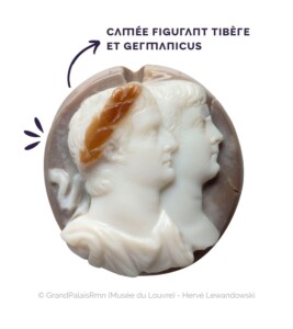 Camée figurant Tibère et Germanicus