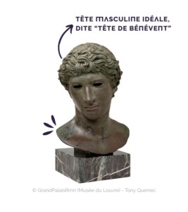Tête masculine idéale dite "tête de Bénévent"