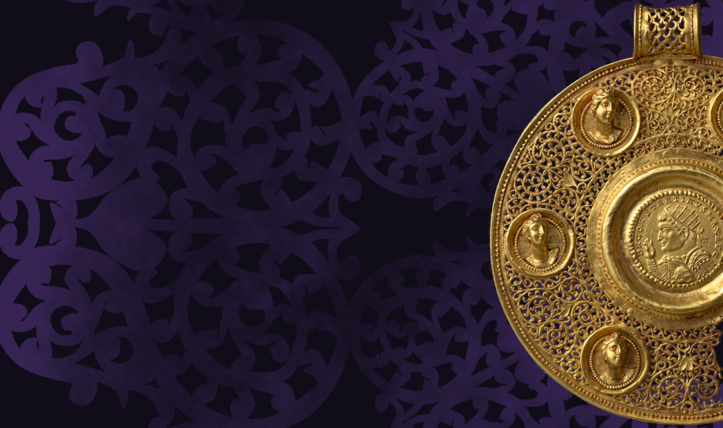 Trame de fond Médaillon Louvre